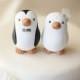 Wedding Cake Topper -- Penguin Cake Topper -- Small