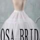 3 Hoop 1 Layer Wedding Dress / Prom Gown Petticoat Crinoline Underskirt