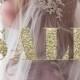 Gold Lace Juliet Bridal Cap Wedding Veil, Alencon Lace Veil,  Silver Lace Adorned Veil, Bohemian Veil, Great Gatsby 1920's Veil, Style #1109