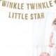 TWINKLE TWINKLE Little Star Banner. Photo Prop. Nursery Decor. Baby Shower. Photo Booth, Photobooth, Photo Prop