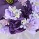 17pcs Wedding Bridal Bouquet Silk Flower Decoration Package PURPLE LAVENDER "Lily of Angeles"
