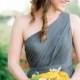 Romantic Sunny Hued Wedding With Touches Of Gray In North Carolina
