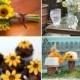 Sunflowers Lend 8 Creative Ways To Decorate A Rustic, Summer Wedding!