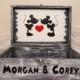 Personalized Mickey and Minnie Mouse Wedding Card Box, Disney Wedding Card Box, Mickey and Minnie, Wedding Card Box, Disney Keepsake Box