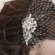 Wedding Birdcage Veil Bridal Hair Accessories Wedding Headpieces Bridal Hair Combs Wedding Hair Jewelry Bridal Birdcage Veil Wedding Veil