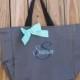 11 Personalized Bridesmaid Tote Bags Personalized Tote, Bridesmaids Gift, Monogrammed Tote