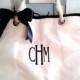 Set of 4 Personalized Canvas Tote Rope Totes, Bridesmaid Gift Tote, Monogrammed Tote Bag