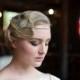 1920s Headpiece - Bridal Headpiece - Art Deco Headpiece  - forehead-chain -  Great Gatsby Headpiece -Downton Abbey