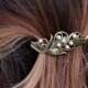 Hair Barrette, Hair Clip, Wedding Hair Accesories, Pearl Barrette, Wedding Barrette, French Barrette, Bridal Acessories, Bridal Hair B533