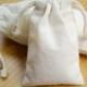 100 pcs 5”x7” Plain Drawstring Muslin Bags Calico Pouches Cotton Bags Fabric Bags