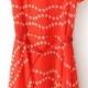 Red Short Sleeve Polka Dot Backless Bandeau Dress - Sheinside.com
