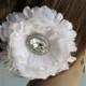 SALE Antique White Bridal Flower Hair  Clip Wedding Hair Clip Wedding Accessory
