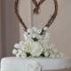 Rustic Cake Topper, Fall Wedding, Bridal Shower Decor