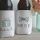 Bride to Be and Groom to Be Wedding Can Cooler Set - Engagement Gift and Wedding Shower Gift, Custom Beer Hugger, Beverage Insulators