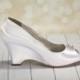2 1/2" Wedge - Medium Heel Shoe - Wedge Shoe - Wedding Shoe - Choose From Over 200 Color Choices - Custom Wedding Shoe - Wedge Wedding Shoe