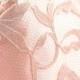 Lace Bridesmaid Gift Blush Pink & Vintage Cream Wedding Cosmetic Bag (Blush Wedding, Blush Bridesmaid Gift)