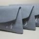 Bridesmaid Clutches/Gift/Wedding /Angled Linen Envelope Clutch (Choose Linen Color) , Sets of 4,6,7,8 /  Purchase 8 Get 1 FREE