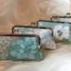 SET of 4 Ready to ship bridesmaid clutches wedding gifts mother of the bride