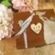 Rustic Brown Ring Bearer Box Rustic Wedding Woodland Wooden box Gift box Wedding decor gift idea