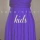 KIDS Royal Blue Bridesmaid Convertible Dress Infinity Dress Multiway Dress Wrap Dress Wedding Dress Flower Girl Dress Twist Dress