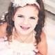 Tutu Flower Girl Dress Blush peach white flower girl dress baby dress toddler birthday dress wedding dress 0-8t