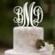 Monogram Wedding Cake Topper, Personalized Cake Topper, Custom Monogram Cake Topper, Wedding Cake Decoration