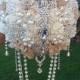 CASCADING JEWELED BOUQUET- Deposit for this Glamorous Custom Draping Brides Wedding Day Bouquet, Custom, Cascading Bouquet, Stunning Bouquet