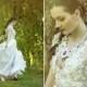 SALE Ivory Chiffon Wedding Dress