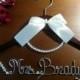Bridal Hanger with PEARLS for your wedding pictures, Personalized custom bridal hanger, brides hanger, Bridal Hanger, Wedding hanger, Bridal