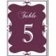 Table Numbers Wedding Table Numbers Printable Table Cards Download Elegant Table Numbers Eggplant Table Numbers Digital (Set 1-20)