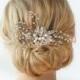 Wedding Hair Comb, Wedding Hair Accessory, Crystal Bridal Comb, Bridal Head Piece