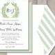 Laurel Wedding Invitation (Printable) by Vintage Sweet