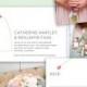 Tulip Printable Wedding Invitation - JPress Designs, custom, wedding, modern, danish, design, simple, popular, flower, soft, pink, classic