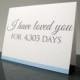 I Have Loved You for so Many Days Card - From the Bride Gift - From the Groom Gift