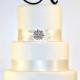 5" Monogram Wedding Cake Topper in ANY LETTER - A B C D E F G H I J K L M N O P Q R S T U V W X Y Z