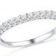 Diamond Wedding Band with 2/5 CT. T.W. in White Gold or Sterling Silver