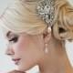 Bridal Hair comb, Crystal Hair comb, Wedding Hair Accessory, Bridal Hair Adornment - PIA