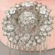 Gorgeous Clear Swarovski Crystal, Hair Clip, Bridal Hair Comb, Vintage Inspired, Art Deco, Hair Tiara, Wedding Headpiece, Bridal Gift-10159