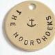 Personalized Nautical Wedding Boutonniere Charm in Brass Ring Bearer Pillow Charm, Bridal Shower Gift