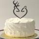 Country DOE AND BUCK Wedding Cake Topper Country Western Cake Topper Hunter Wedding Cake Topper Wilderness Cake Topper