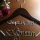 Bridal Hanger two lines for your wedding pictures, Personalized custom bridal hanger, brides hanger, Bridal Hanger, Wedding hanger, Bridal