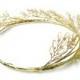 Gold Crown, Bridal Hair Vine, Gold Circlet, Gold Crown Greek Goddess Head piece, Gold Bridal Headband, Woodland Bridal Crown