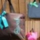 11 Personalized Bridesmaid Tote Bags- Bridesmaid Gift- Personalized Bridemaid Tote - Wedding Party Gift - Name Tote-
