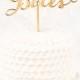 Custom Cake Topper - Mr and Mrs Last Name- Soirée Collection