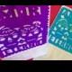 10 Luminaries Papel Picado Wedding/Fiesta Gift Bags or Personalized Tissue Paper Bags