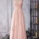 2015 New Peach Chiffon Bridesmaid dress, Wedding dress, Party dress, Formal dress, Elegant Dress, Pleated Dress Floor-length (F080)