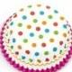 FINAL SALE - Colorful Polka Dot Hot Pink Lace Cupcake Liners (50)