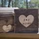 Rustic Wedding Set - Treasure Chest - Matching Guest Book and Pen Set - - SAVE by buying the Set