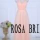 Custom Blush Bridesmaid dress, Long Summer Wedding Prom Dress