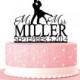 Custom Wedding Cake Topper Mr and Mrs with Your Last Name